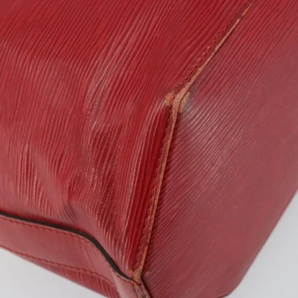 Authentic LOUIS VUITTON Epi Sac Depaule GM Shoulder Bag Red M80197 LV - Picture 8 of 16